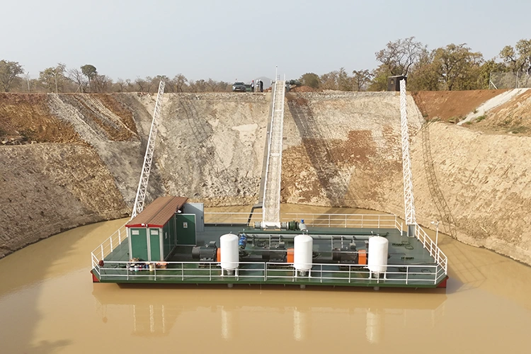 Station de pompage d'eau de refroidissement
