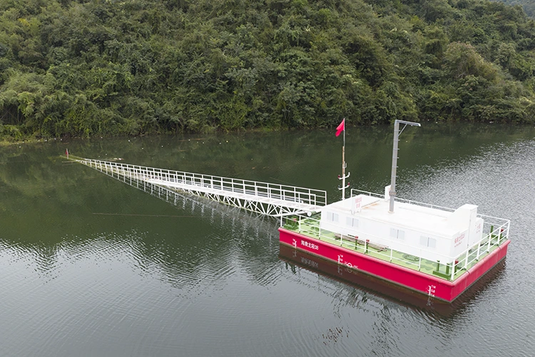 Station de pompage de traitement des eaux polluées