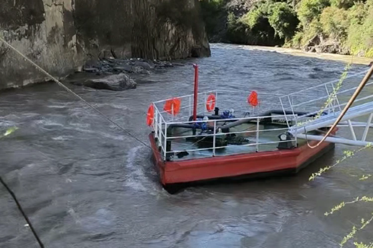 Station de pompage d'approvisionnement en eau après une catastrophe naturelle
