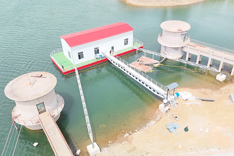 Station de pompage des eaux de traitement