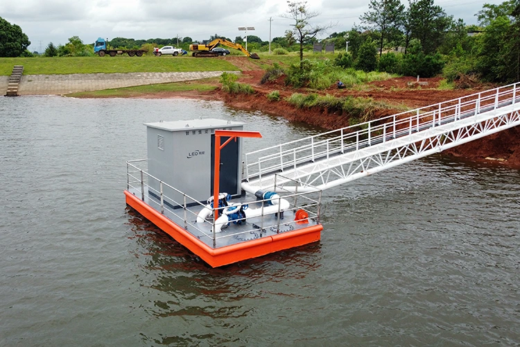 Station de pompage de traitement des eaux usées